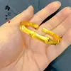 Pulsera del Sutra del Corazón de Oro Arena Antigua Mismo Estilo de Tienda de Oro, Pulsera de Superficie de Arena del Sutra del Corazón Estilo Abierto Chapado en Cobre Dorado Cielo Estrellado Lluvia de Meteoros
