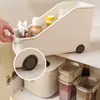 Organizador de ollas y sartenes para cocina, caja de almacenamiento para tapas y condimentos, con ruedas, organizador para gabinete debajo del fregadero, estante de almacenamiento multifuncional