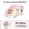 Papel térmico com padrão de gradiente de cor é adequado para Shuo t50 Jingchen b3s De Tong p1 Puqu AQ papel de etiqueta térmica