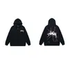 Sudadera con cremallera estilo europeo y americano transfronteriza con estampado de letras, número 8 negro, sudadera con cremallera casual unisex Stu