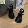 Sandalias de Moda Caladas de Verano para Niñas 2026, Botines Romanos para Niñas, Zapatos Versátiles de Princesa para Niños, Zapatos de Playa de Suela Suave