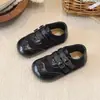 Zapatos Oxford para niña estilo coreano, nueva colección otoño 2026, zapatos de vestir sencillos para niña, estilo británico, suela blanda, antideslizantes, zapatos pequeños de piel