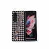 Para Samsung Z Fold4 funda de teléfono móvil con pantalla plegable estampado de pájaro de mil y leopardo correa de muñeca zfold3 apertura izquierda y derecha cubierta protectora
