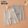 Pantalones Cortos de Algodón Puro Estilo Japonés para Niños hasta la Rodilla, Pantalones Finos de Verano para el Hogar de Niños, Pantalones para Dormir, Pantalones Cortos para Bebé por Encima de la Rodilla, Pantalones Base