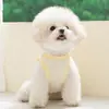 Roupas para Cachorro Amarelas Fofas Pato Pequeno Colete Legal Alça Cachorro Pequeno Bichon Teddy Roupas para Animal de Estimação ao Ar Livre