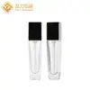 Venta directa con botella cuadrada de vidrio para base de maquillaje de 30 ml Botella con bomba de presión para esencia de emulsión Botella para leche con esencia de nido de pájaro