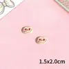 Populares vainas de frijol talladas en madera, lindas y dulces, accesorios personalizados DIY, pulseras tejidas a mano, collares, colgantes al por mayor
