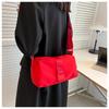 Bolsa Transversal de Tecido Oxford Moda Bolsa Fitness de Alto Padrão Pequena para Mulheres Horizontal Casual Cor Sólida Ombro Comutador Bolsa Torrada