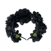 Grampo de Cabelo com Flor Artificial Primavera e Verão Tiara de Cabelo Headdress de Rosa Oversized Acessórios de Cabelo para Fotografia Dinastia Han Acessórios para Mulheres