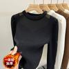 Hermana gordita [40.00 kg-100.00 kg] talla grande mujer un terciopelo 2024 otoño e invierno nuevo sexy cálido suéter mujer