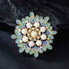 Exquisito, Elegante y de Alta Gama Broche de Flor de Perla, Lujoso Cardigan para Dama, Traje, Abrigo, Accesorios Ramillete