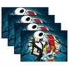 Nuevos Manteles de Halloween, Manteles de Mesa Estampados en Lino, Decoraciones de Mesa para Sala de Estar, Manteles de Mesa de Comedor, Manteles de Mesa para Restaurante Occidental Transfronterizos