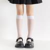 Meias infantis primavera e verão meias finas de veludo tubo japonês Lolita branco panturrilha meias fabricantes atacado
