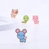 Suporte Transparente de Acrílico Doze Animais de Desenho Animado do Zodíaco Presentes para Estudantes Pequenos Enfeites de Mesa Periféricos de Animação
