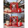 Caja de Regalo de Acrílico para Año Nuevo, Decoraciones, Atrezo de Decoración para Centros Comerciales en el Festival de Primavera