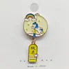 Broche de desenho animado personalizado broche de metal fofo em forma de gota de óleo acessórios para roupas bolsas acessórios de crachá broche
