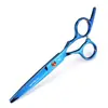 Tijeras de Peluquería Nepson de 6.0 pulgadas, Color Electroplateado, Tijeras para Cortar el Cabello, Tijeras Planas, Tijeras para Flequillo, Tijeras Entresacadoras, Cuchillas Entresacadoras