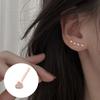 Pendientes con agujeros para las orejas, pendientes para mujer, estilo sencillo y frío, pendientes pequeños para mujer, nueva moda 2022, temperamento sencillo y combinable.