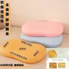 Núcleo de Almohada para Vientre de Gato con Funda, Un Protector de Cuello Individual de Espuma Viscoelástica, Almohada Individual para Vientre de Gato para Dormitorio de Estudiantes