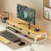Soporte Elevador de Monitor para Computadora de Escritorio Base de Pantalla Soporte Bandeja para Teclado Elevación Engrosamiento