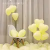 Globos Corazón Día de San Valentín Chino 10 Pulgadas 2.2 Gramos Globos de Látex Imitación Corazón Engrosados Globos Decoración Habitación de Boda