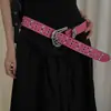 Cinto Punk de Indústria Pesada Estilo Borboleta com Strass Feminino y2k Estilo Hot Girl para Vestido Jeans com Cinto Versátil