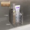 Caja de Almacenamiento de Toallas Faciales Abandonadas Estante de Almacenamiento de Toallas Faciales Montado en la Pared para Baño Cubo de Almacenamiento para Lavabo