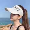 Sombrero de Sol de Verano Versátil de Moda Estilo Coreano para Mujer Sombrilla Casual Protección Solar Visera de Celebridad de Internet Gorra de Béisbol