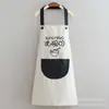 Delantal de Cocina Coreano para el Hogar, sin Mangas, con Cintura para Limpiar Manos, Conveniente, con Bolsillo Grande, Peto para Mujer