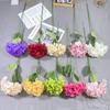 Simulação única 54 peças hortênsia cerimônia de casamento salão de casamento floral enfeite macio flor decorativa linha base hortênsia flor decorativa