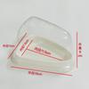 Caixa de Embalagem Triangular para Bolo de Durian Mil Camadas Transparente 6 polegadas 8 polegadas Mousse Fruta Matcha Sobremesa Caixa de Corte