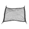 Bolsillo de Malla para Almacenamiento de Coche, Malla de una Sola Capa Completamente Elástica con Ganchos, Bolsa de Almacenamiento Universal para Maletero de Coche, Portaequipajes