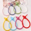 Color Macaron Silicona Lazos de Cable de Autocierre Llavero Hecho a Mano DIY Almacenamiento de Cables de Datos Lanyard Colorido Multifuncional