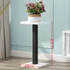 Suporte de flores para sala de estar, de chão, ferro forjado, varanda, suporte para vasos de flores, prateleira de armazenamento, para interior, ao lado do móvel da TV, suporte para exibição de plantas