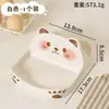 Portatapas de Olla y Soporte para Espátula de Encimera de Oso de Dibujos Animados Lindo Organizador Creativo de Cocina para Tapas de Ollas y Tablas de Cortar