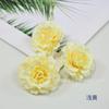 Cabeças de Flores de Azaleia de Outono Artificiais para Decoração de Carro de Casamento, Cabeças de Rosas para Centros de Mesa de Casamento, Decorações de Corredor, Flores de Seda Atacado, Pequenas Peônias