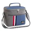 Exportado a Europa, América y Japón Bolsa Aislante de Papel de Aluminio Impermeable de Tela Oxford Engrosada Bolsa para Hielo Bolsa Portátil para Lonchera Bolsa de Lonchera Rayada