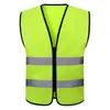 Fabricante Mayorista de Chalecos Reflectantes Chaleco Reflectante con Correas Múltiples Bolsillos Ropa de Construcción y Sanidad Ropa Reflectante con Letras Gratis