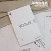 Etiquetas Personalizadas de Papel Baunilha Combinadas, Cartões Dobráveis com Etiquetas Adesivas Macias de Alto Padrão, Impressão em Cores Originais da Marca Tendência Personalizada