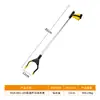 Pinza de saneamiento, pinza de basura de acero inoxidable, herramienta de recogida, pinzas de basura de aleación de aluminio, pinza de basura de mango largo, especializada para saneamiento