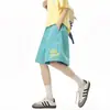 Shorts Finos de Verano 2025 de Secado Rápido para Hombre y Mujer, Estampado de Letras Casual Versátil Deportes Pantalones de Playa