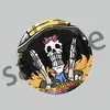 Imán para Refrigerador de Acrílico de Una Pieza Personalizado Creativo Luffy Chopper Imán de Anime Decoración