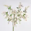 Flores Artificiais Lilás, Glicínia, Folha Vermelha Choupo Tremulante, Nevoeiro Casamento Arranjo de Flores Artificiais Materiais de Decoração Adereços de Fotografia Flores Falsas