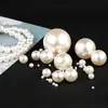 3-30mm contas peroladas de imitação com furo para realce contas soltas para grampo de cabelo DIY feito à mão acessórios para pulseira colar decoração