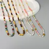 Collar Apilado de Perlas de Cristal Dopamina Retro Ojo de Tigre para Mujer Joyería de Moda Versátil de Nicho de Lujo Ligero