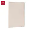 Deli Bp155/Bp156 Cuaderno de Cuero Ligero para Negocios 16K 25K 80 Páginas Cuaderno de Reuniones Diario Bloc de Notas