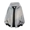 Conjunto de cárdigan con capucha de sarga gris para hombre, sudadera para hombre y mujer, estilo resistente para primavera y otoño, marca fresca y moderna