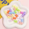 Lazo Acrílico Cuatro Vías Cuentas Sueltas Hecho a Mano DIY Cadena para Teléfono Collar Colgantes Adornos Accesorios de Joyería con Cuentas