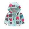 Chaqueta para niños y niñas, primavera y otoño, gorro fino, camisa con cremallera de moda bonita para bebés, abrigo para niños