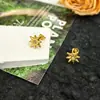 Pendientes de Acero de Titanio con Diamantes Estrella y Luna de Lujo Accesible Estilo Palacio Retro Pendientes de Acero Inoxidable Estrella de Ocho Puntas Pendientes Venta al por Mayor